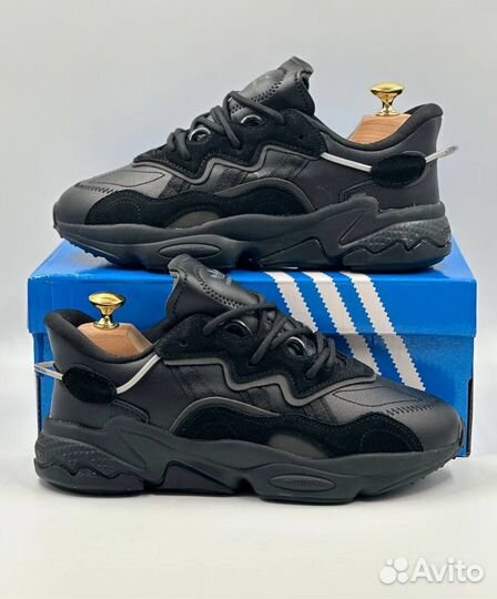 Кроссовки Adidas ozweego женские Triple black