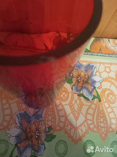 Ваза цветное стекло СССР