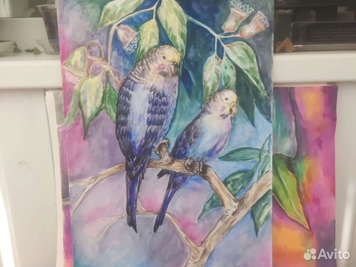 Картина акварель
