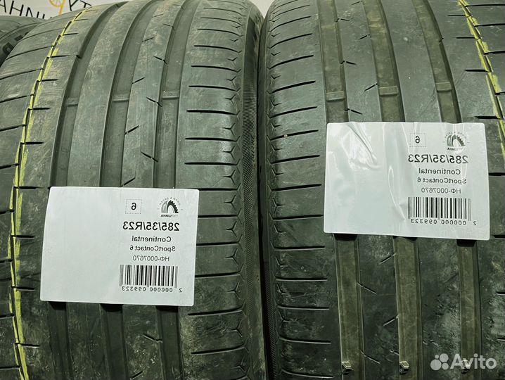 Continental SportContact 6 285/35 R23 94Y