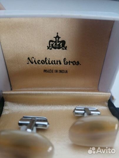 Запонки Nicolian bros. Индия
