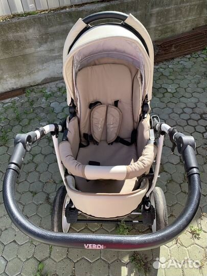 Коляска zipy 2 в 1 verdi