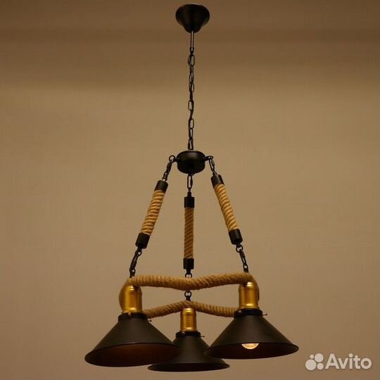 Люстра 1358/3 E27 40Вт черный 47х47х95 см