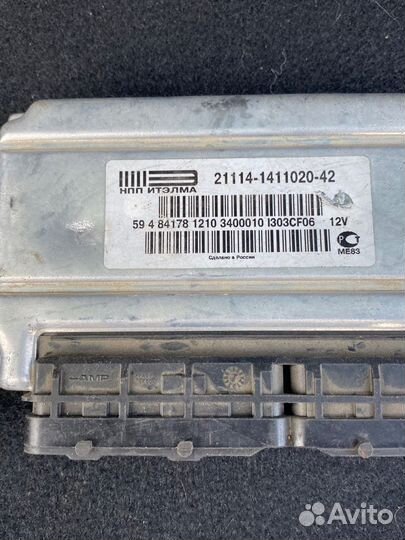 Контроллер эбу январь 7.2 21114-1411020-12