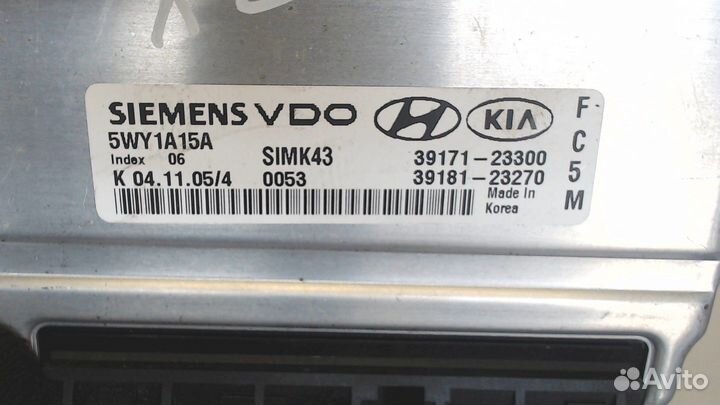 Блок управления двигателем Hyundai Tucson 1, 2006