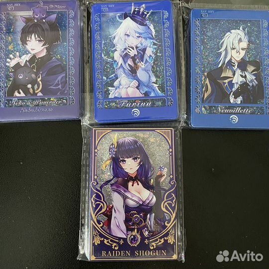 Карточки водички Genshin Impact / Геншин Импакт