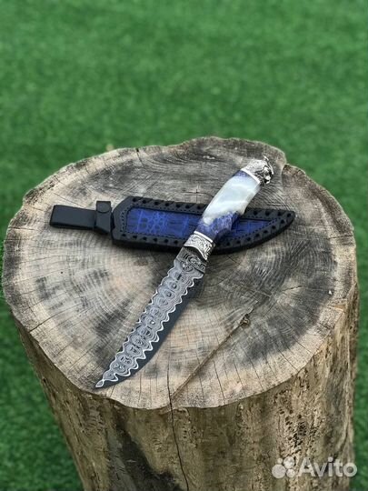 Нож сова дамаск