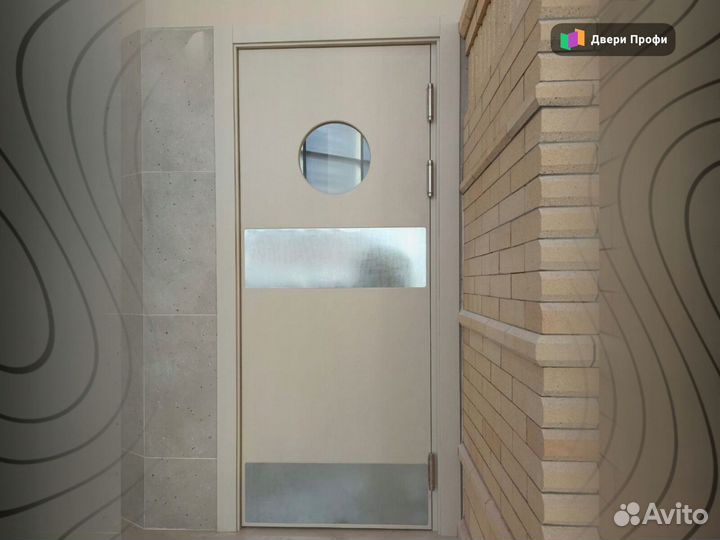 Дверь маятниковая пищевого производства