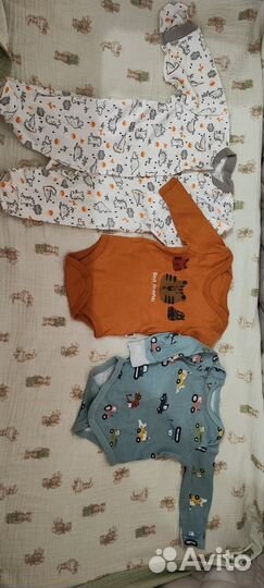 Вещи пакетом для новорождённых с 0 до 3 месяцеа