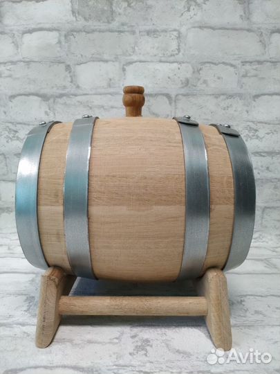 Бочёнок дубовый 10 литров bochkiprom