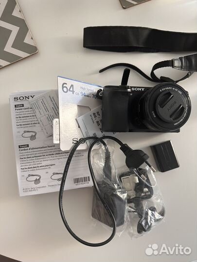 Беззеркальный фотоаппарат Sony Alpha A6000 ilce