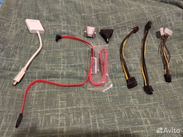 Разные шнуры,переходники, вентиляторы