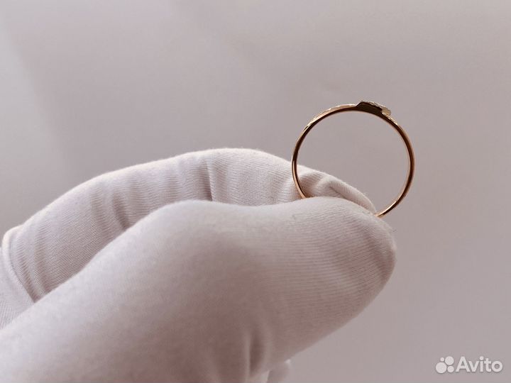 Золотое Кольцо 585 пробы с бриллиантом. Рассрочка