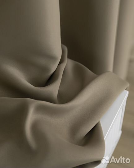 Портьеры блэкаут Марсель Корица шторы