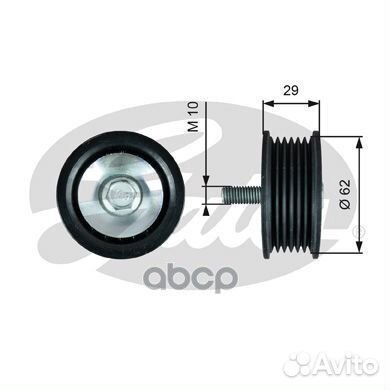 Ролик ремня приводного hyundai IX35 10/KIA cerato