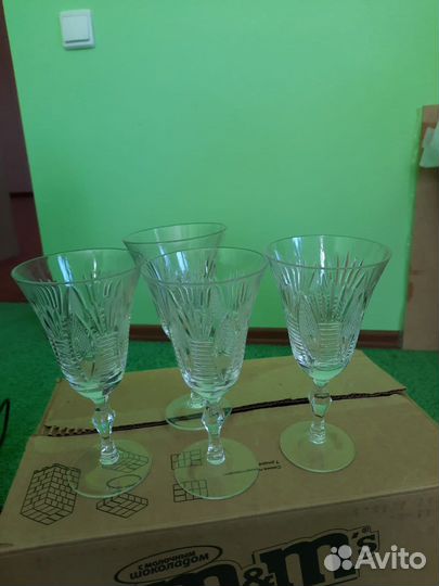 Хрустальные фужеры