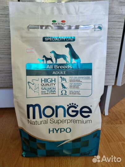 Корм для собак monge