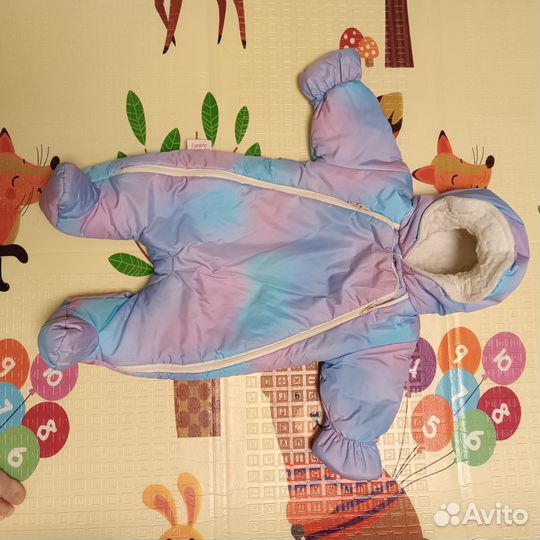 Зимний комбинезон 74 80 для девочки