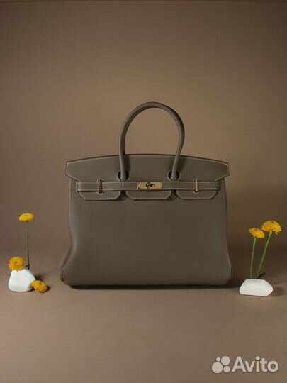 Сумка женская Hermes Birkin 35 Etoupe