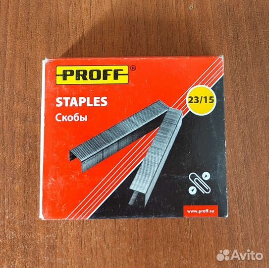 Скобы для степлера Proff Новые