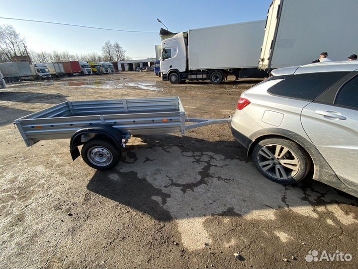 Прицеп мзса 817701.022. Установка фаркопа