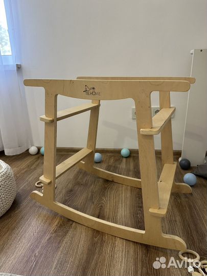 Детская вязаная люлька колыбель мобиль