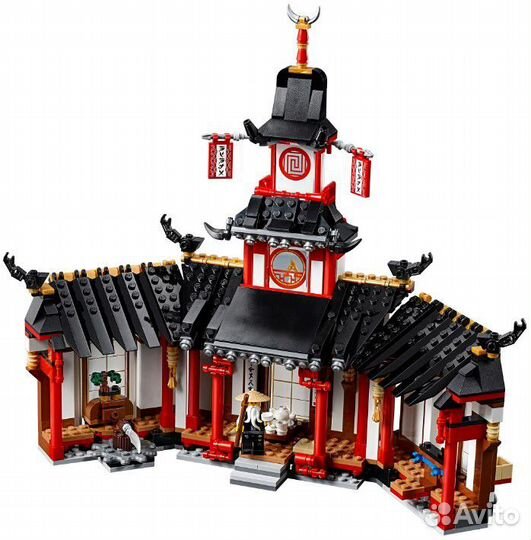 Конструктор Монастырь Кружитцу 1112 деталей Ниндзя