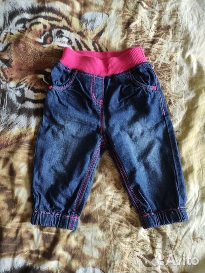 Джинсы для девочки 74
