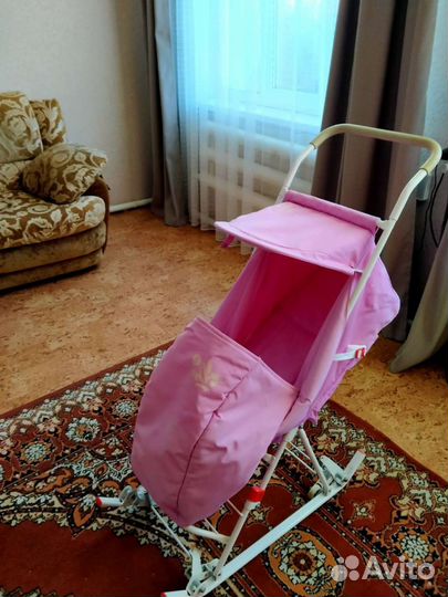 Детские санки с колесами бу