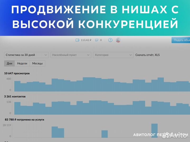 Авитолог / Услуги авитолога