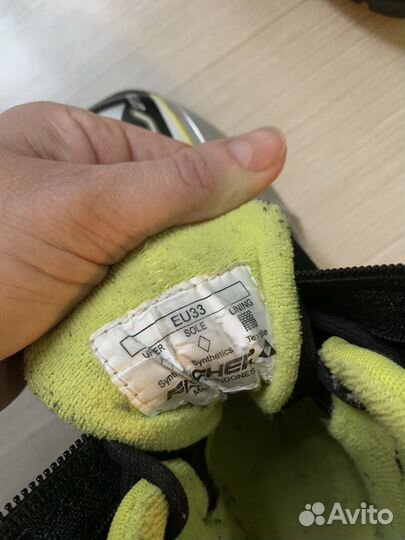 Лыжные ботинки fischer 33, 30, 34