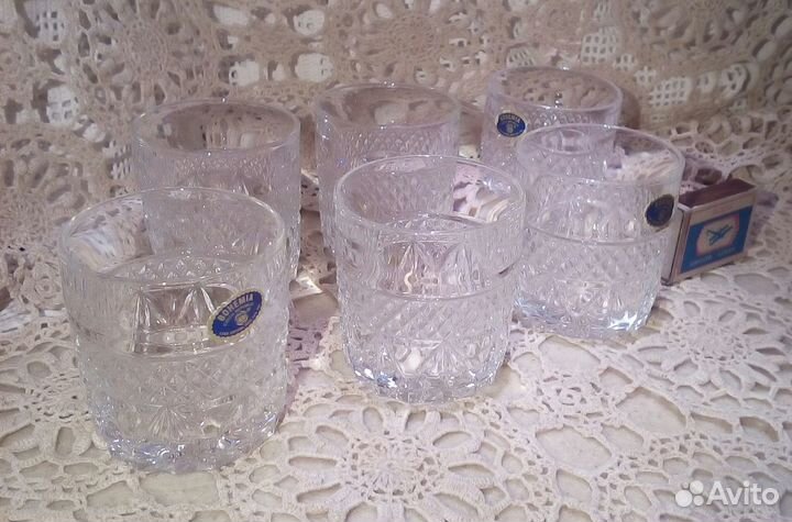 Стаканы для виски хрусталь подсвечник
