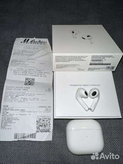 Беспроводные наушники Apple AirPods 3