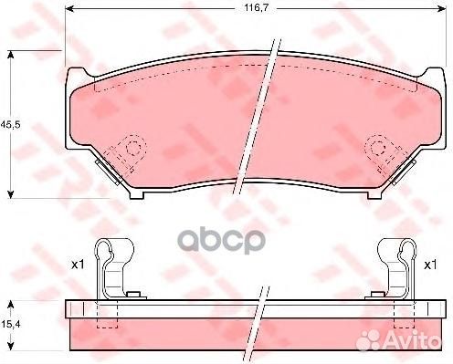Колодки тормозные suzuki vitara/jimny передние