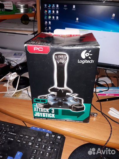 Джойстик.joystick pc logitech attack 3