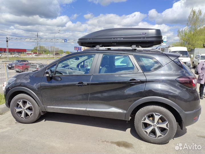 Бокс на крышу Renault kaptur Магнум 390
