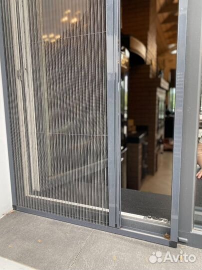 Москитная сетка-гармошка на террасу (плиссе)