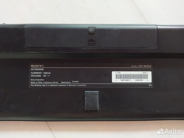 Клавиатура Sony VGP-WKB10