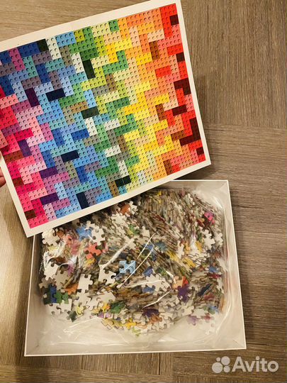 Пазл лего на 1000 деталей новый