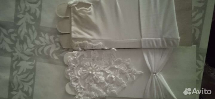 Перчатки свадебные