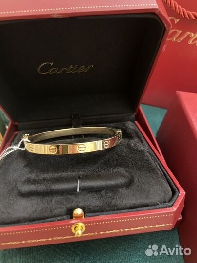 Золотой браслет cartier love 585