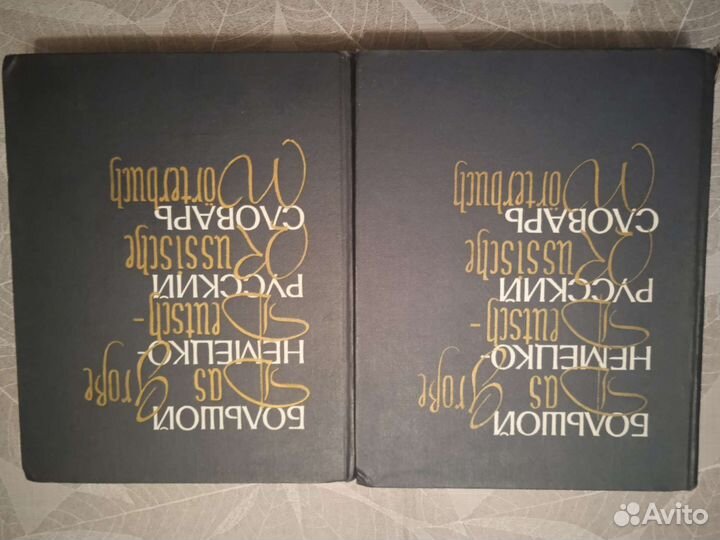 Большой немецко-русский словарь 2 тома