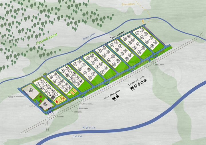 Дом 60 м² на участке 5 сот.