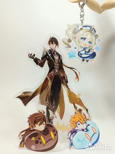 Стенд, значок, брелок Геншин Импакт