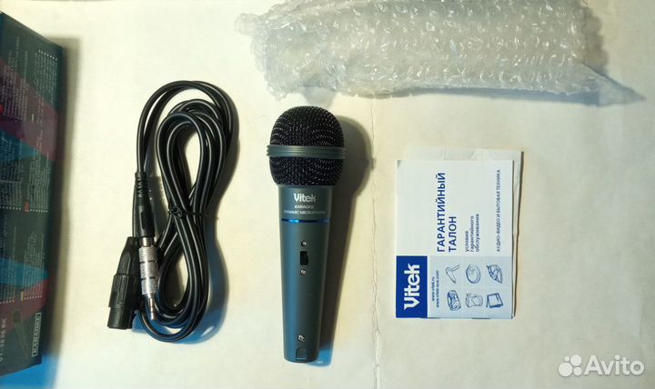 Микрофон Vitek VT-3836 BK (новый)