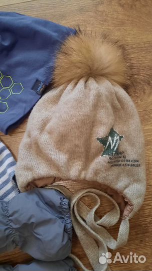 Шапка шлем lassie,noble people с натуральным мехом