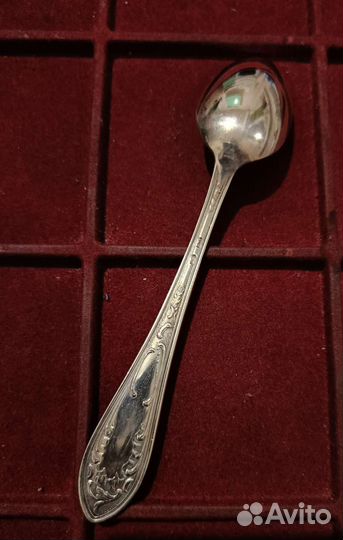 Чайная ложка Пламя серебро