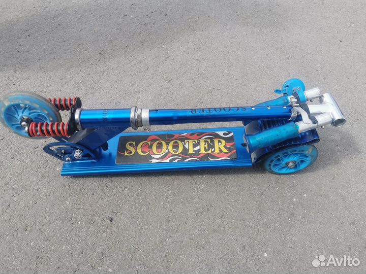 Самокат, алюминиевый. Новый, не использовался