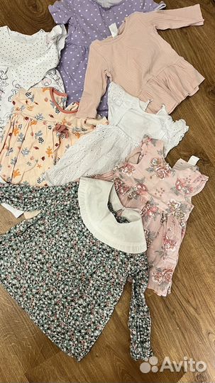 Одежда для девочки пакетом 3-12 мес