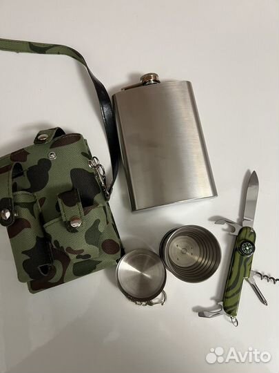 Мужской набор с фляжкой
